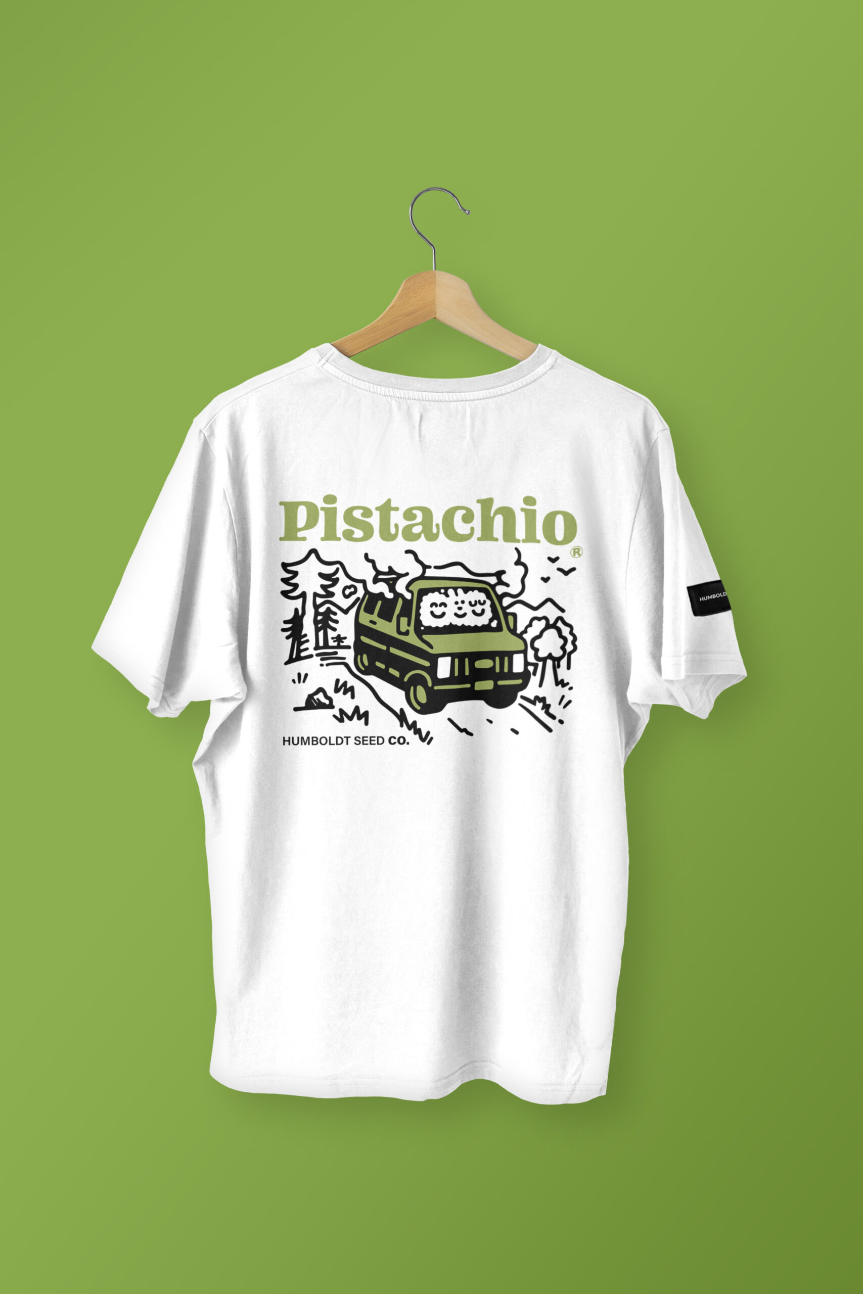 Pistachio T-Shirt – X-Large / White
