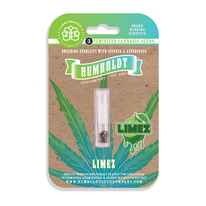 Limez feminized cannabis seed pack