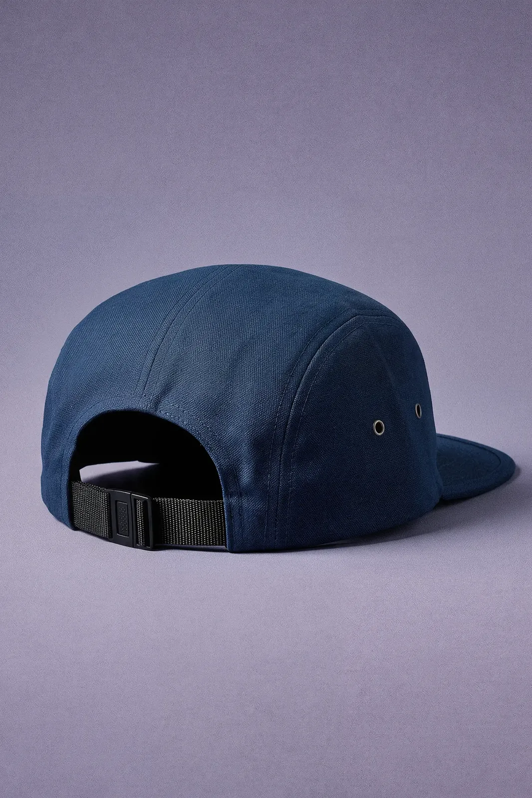 Humboldt Seed Company 5-Panels Cap – blue 5-panel cap, back view with strap